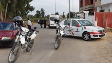 نهاية مغامرة فرار مجرم من الشرطة عبر الأسطح ينتهي بكسور