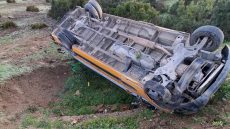 إصابة تلميذا في إنقلاب حافلة مدرسية بملوسة وعامل الإقليم يتدخل