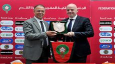 إنفانتينو ولقجع يتفقدان ملعب القرية الرياضية بطنجة بعد زيارة ملعب ابن بطوطة