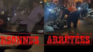 اعتداء على دراج شرطة يطيح بمتهورين